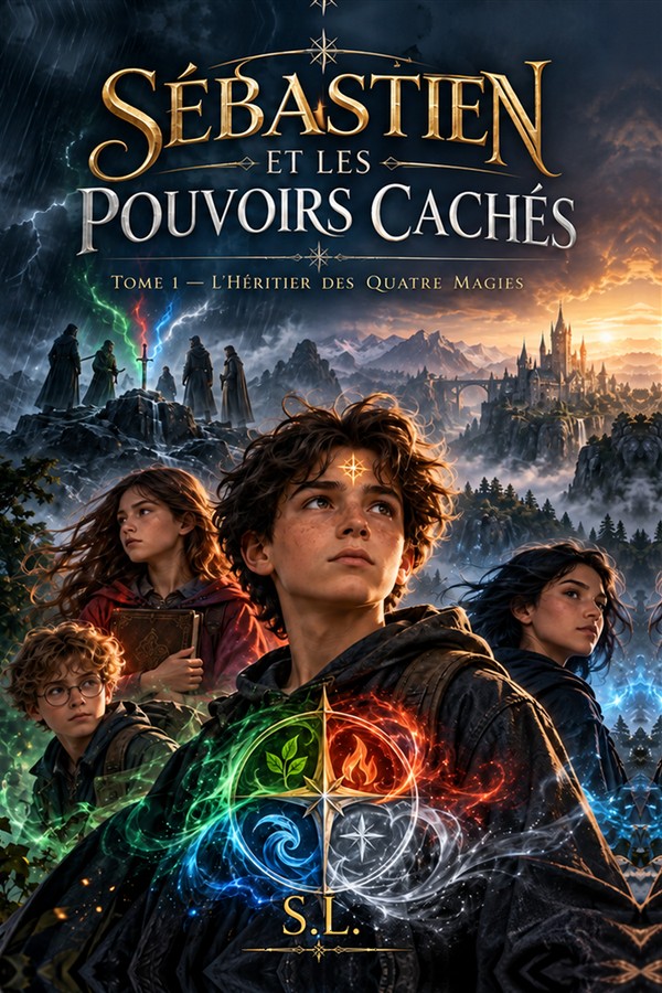 Sébastien et les Pouvoirs cachés — L’Héritier des quatre magies